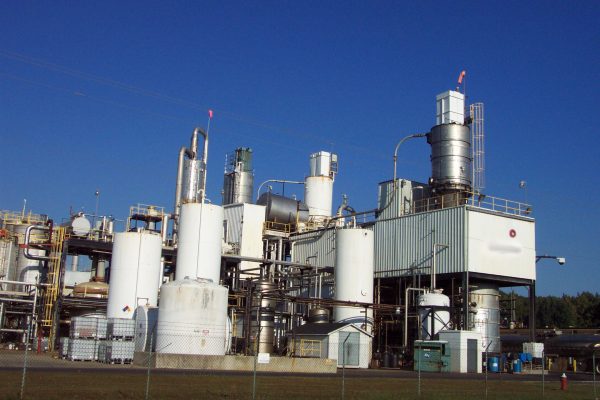 Chemical resin factory