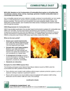 Combustible Dust info